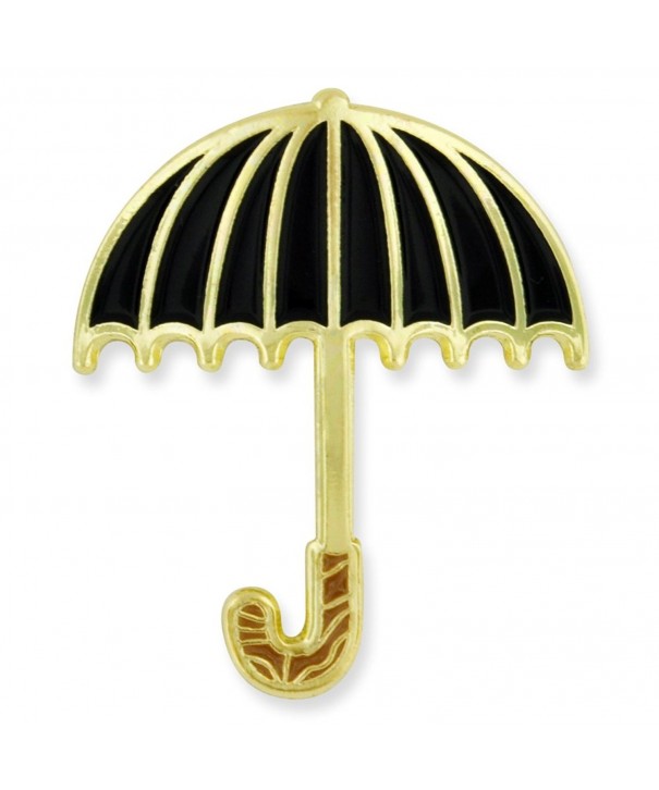 PinMarts Black Traditional Umbrella Enamel