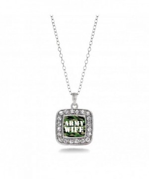 Soldier Classic Silver Crystal Necklace