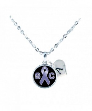 Stomach Awareness Necklace Jewelry Initial