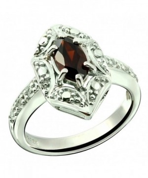 Sterling GENUINE GEMSTONE Marquise Rhodium Plated