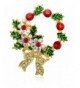 Akianna Gold tone Swarovski Crystals Christmas