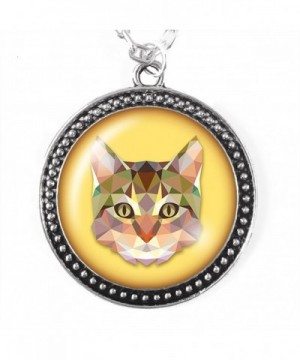 Sparkle NECK ABSTCAT MERCH Abstract Cat Necklace