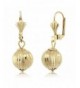 Stunning Dangle Spheres Lever Back Earrings