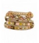 NOVICA Beaded Bracelet Country Colors