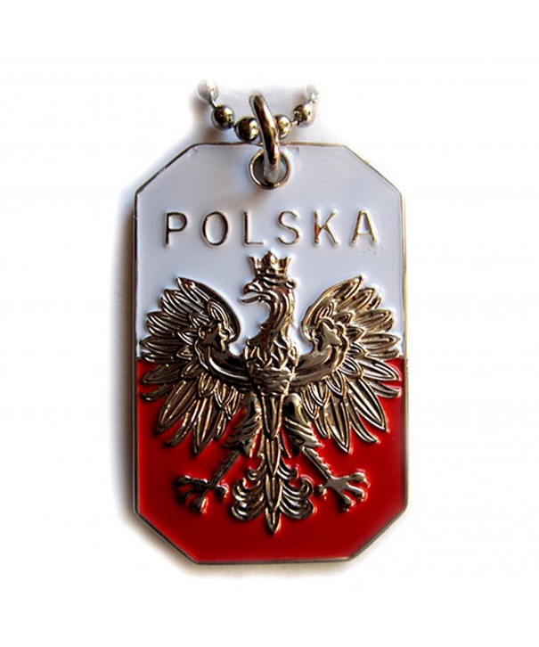 POLAND POLISH POLSKA PENDANT NECKLACE