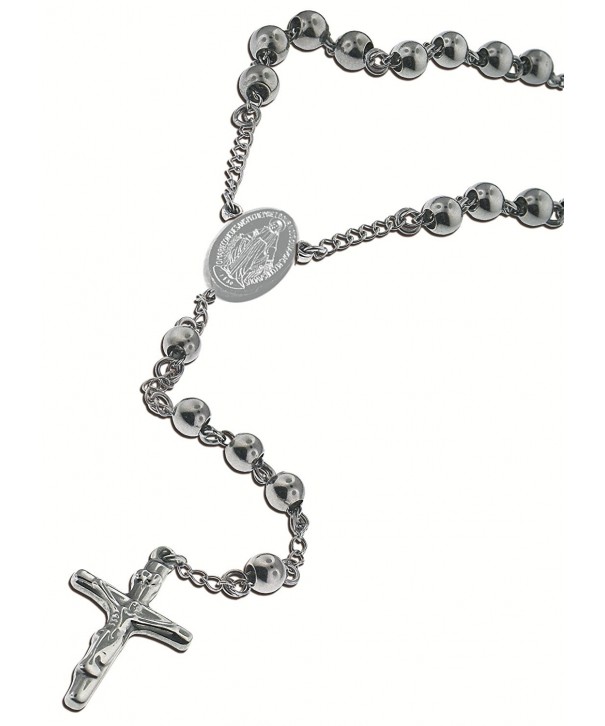 Catholic Stainless Necklace Crucifix Miraculous