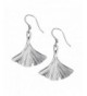 Danforth Ginkgo Leaf Pewter Earrings