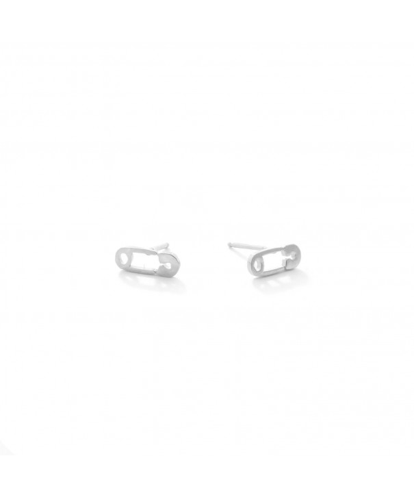 Sterling Silver Safety Stud Earrings