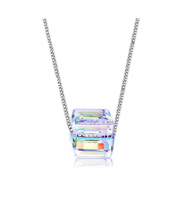 Austria Swarovski Crystal Necklace Sterling