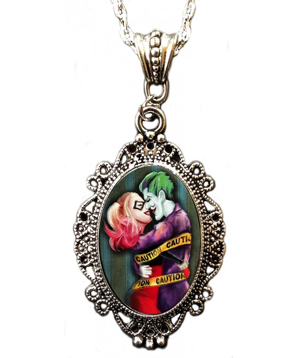 Alkemie Joker Harley Pendant Necklace