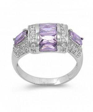 Simulated Amethyst Wholesale Sterling Silver