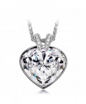 QIANSE Necklace Swarovski Girlfriend Anniversary