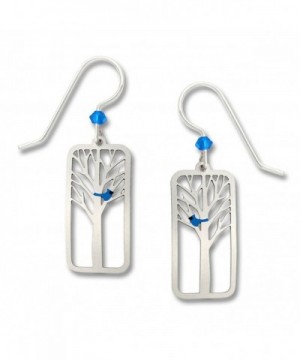 Blue Bird Earrings Sterling Silver