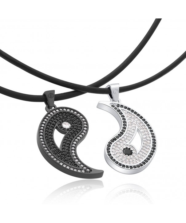 Karseer Crystal Matching Necklace Friendship