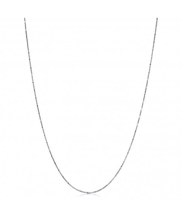 BERRICLE Italian Rhodium Sterling Necklace