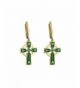 Celtic Cross Earrings Dangle Plated