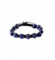Simulated Lapis Lazuli Macrame Bracelet