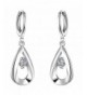 FENDINA Womens Earrings Sterling Crystal