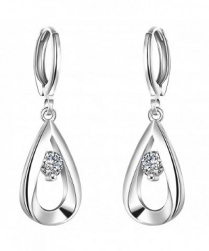 FENDINA Womens Earrings Sterling Crystal