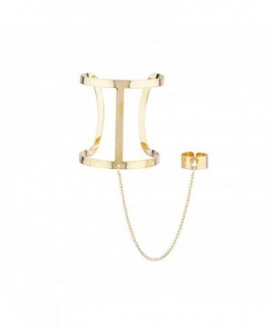 Lux Accessories Caged Cuff Chain