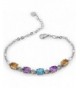 Mothers Gift Sterling Gemstones Bracelets Anniversary