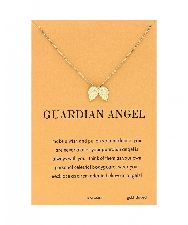 CYBERNY Message Golden Pendant Necklace