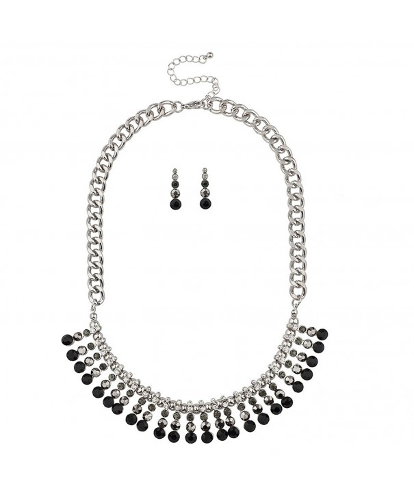 Lux Accessories Statement Necklace Matching