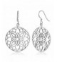 Sterling Filigree Detailed Mandala Earrings