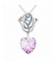 SIVERY Mothers Pendant Necklace Swarovski