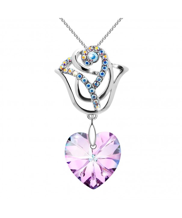 SIVERY Mothers Pendant Necklace Swarovski