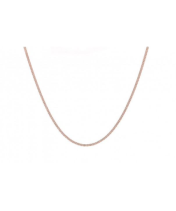 Rose Silver Singapore Chain Necklace