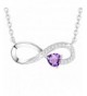 Infinity February Birthstone Anniversary Girlfriend