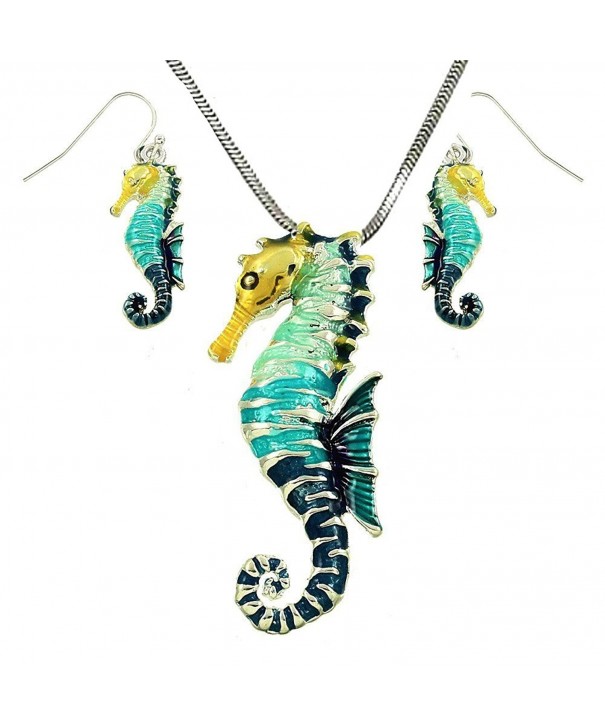 DianaL Boutique Beautiful Seahorse Necklace