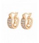 YAZILIND Plated Zirconia Earrings Jewelry