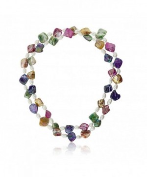 MultiColor Cultured Freshwater Simulated Necklace