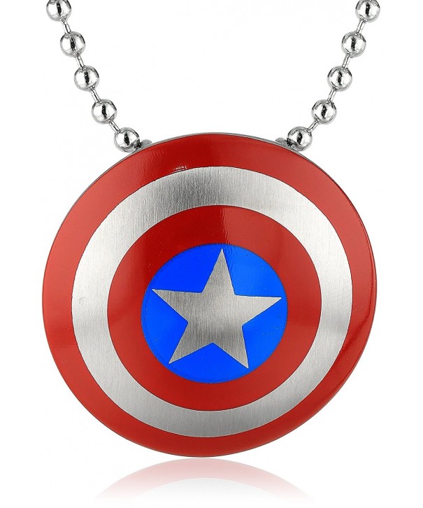 Marvel Comics Captain Stainless Necklace