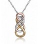 SilverLuxe Sterling Infinity Pendant Necklace