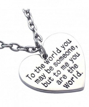 Mothers Gift World Heart Necklace