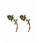 Antique Bronze Detailed Earrings Jewelry