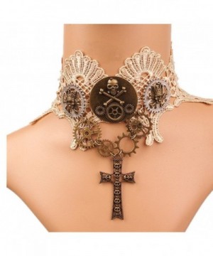 Meiysh Lolita Wedding Steampunk Necklace