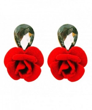 Flower Crystal Earrings Fashion Jewelry