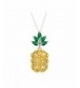Creative Pineapple Necklace Yellow Pendant