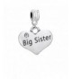 Sister Heart Charm European Bracelets
