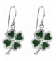 Body Candy Bright Shamrock Earrings