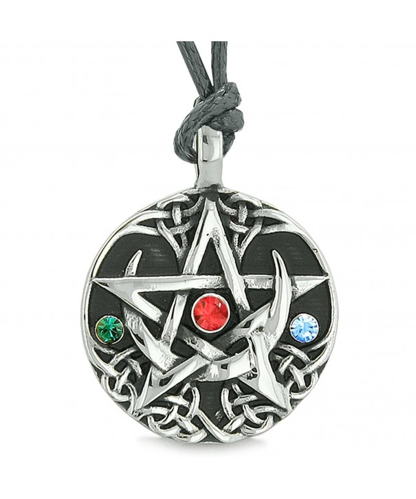 Pentacle Crystals Pentagram Adjustable Necklace