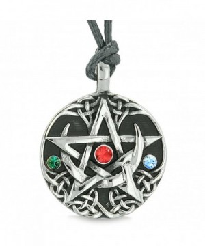 Pentacle Crystals Pentagram Adjustable Necklace