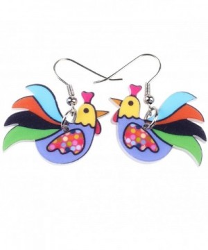 Chicken Earrings Acrylic Fashion Jewelry