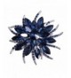Merdia Flower Brooch Created Crystal