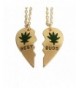 Art Attack Marijuana Matching Necklace