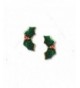 Enamel Green Earrings Magic Zoo
